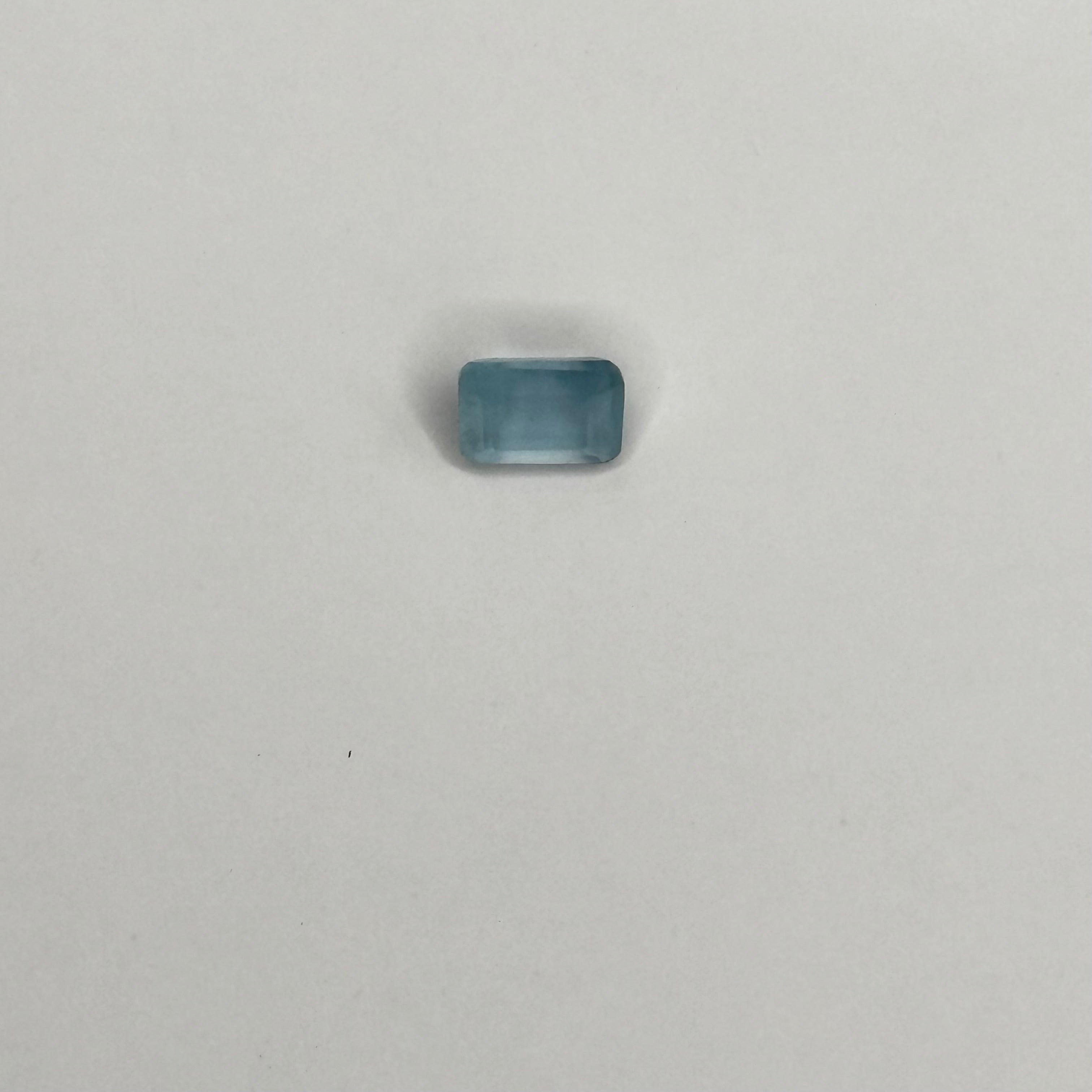 AQUAMARINE 7X5 EMERALD CUT