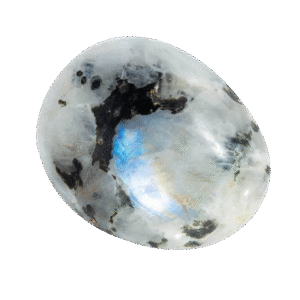 Rainbow Moonstone gemstone, 6mm
